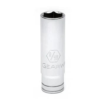 Gearwrench 80368 - 3/8" Drive 9/16" 6 Point Deep Well Chrome Polish Socket