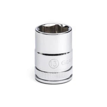 Gearwrench 80381- 3/8" Drive 13MM 6 Point Standard Depth Chrome Polish Socket