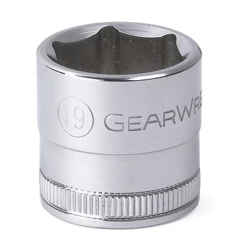 Gearwrench 3/8" Drive 6 Point Standard Depth Sockets Chrome Polish Metric/SAE