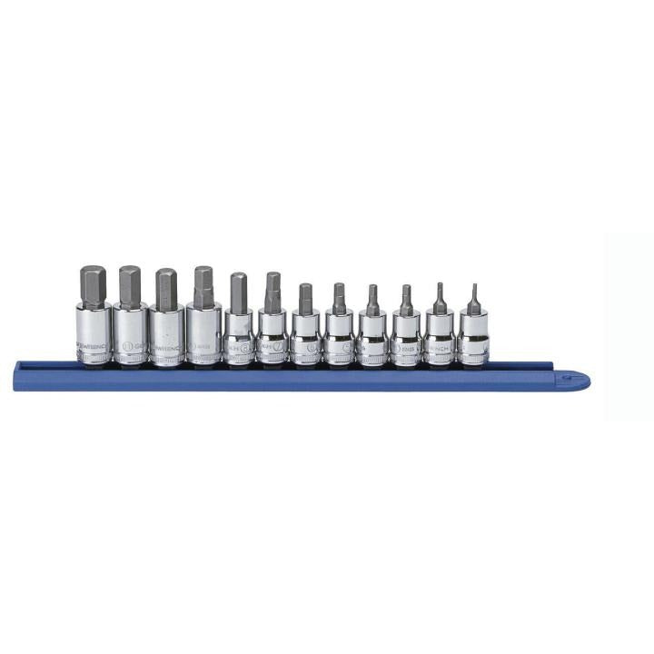 Gearwrench 80580 - 12 Piece 3/8" Drive Hex Bit Metric Socket Set