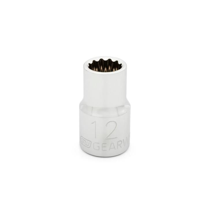 Gearwrench 80747 - 1/2" Drive 12 Point Standard Metric Socket 12mm