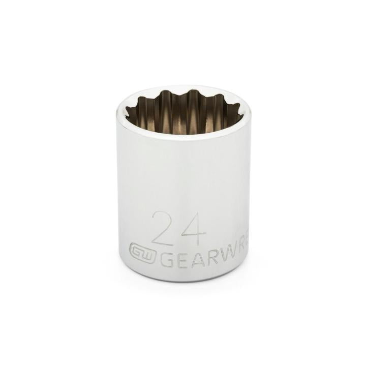 Gearwrench 80759 - 1/2" Drive 12 Point Standard Metric Socket 24mm
