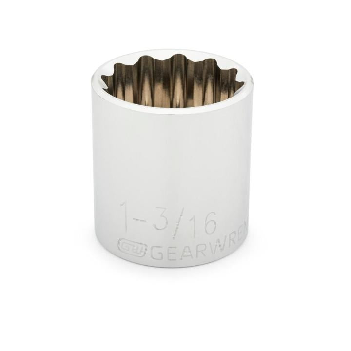 Gearwrench 80793 - 1/2" Drive 12 Point Standard SAE Socket 1-3/16"