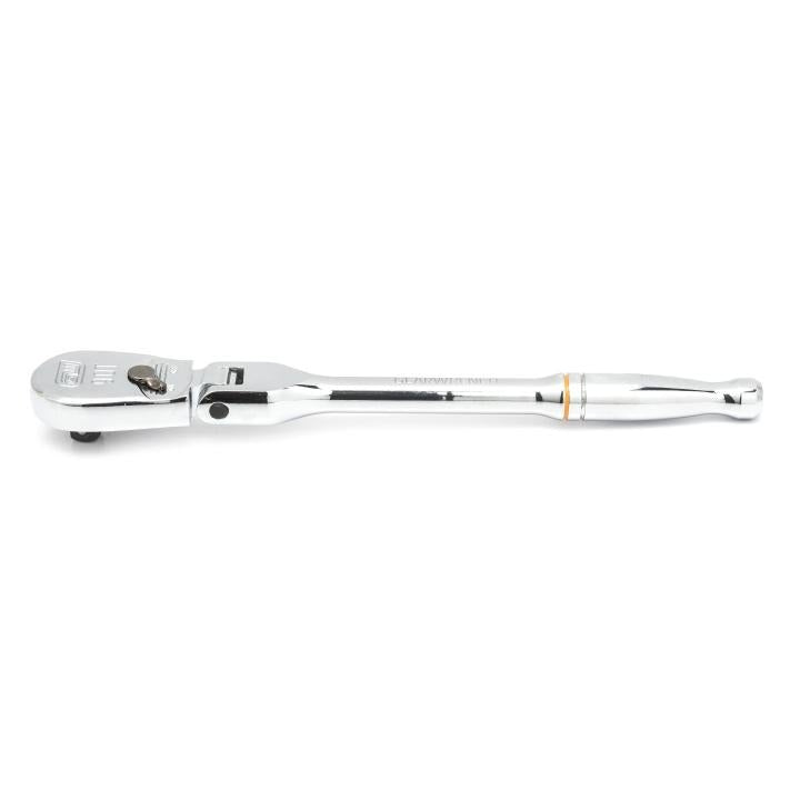 Gearwrench 81012T - 1/4" Drive 90-Tooth Flex Head Teardrop Ratchet 7"