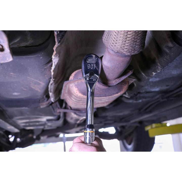 Gearwrench 81211T - 3/8" Drive 90-Tooth Teardrop Ratchet 8"
