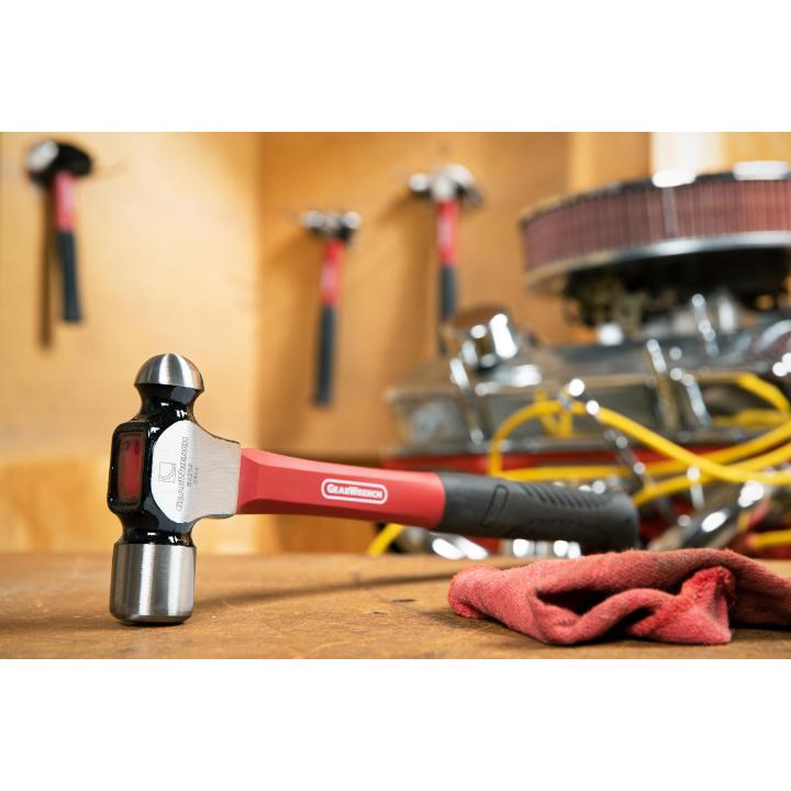 Gearwrench 82252 - 24 oz. Ball Pein Hammer with Fiberglass Handle