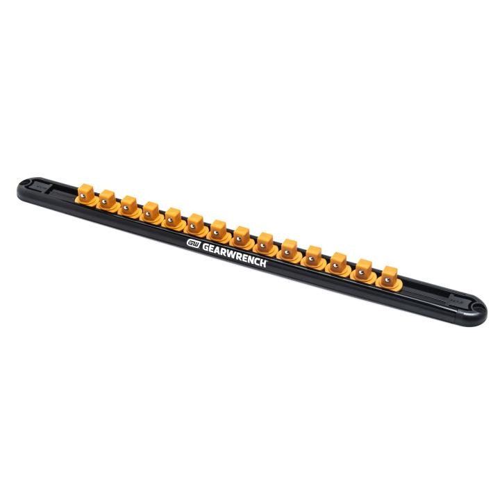 Gearwrench 83127 - 3/8" Drive Magnetic Socket Rail Includes 14 Clips