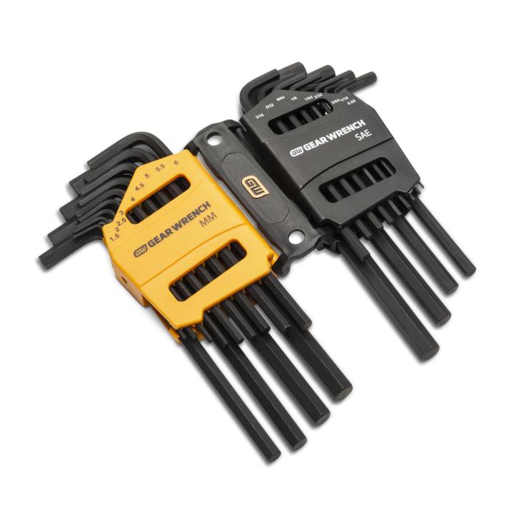 Gearwrench 83504 - 26 Piece Long Arm SAE/Metric Hex Key Set