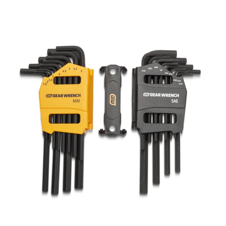 Gearwrench 83504 - 26 Piece Long Arm SAE/Metric Hex Key Set