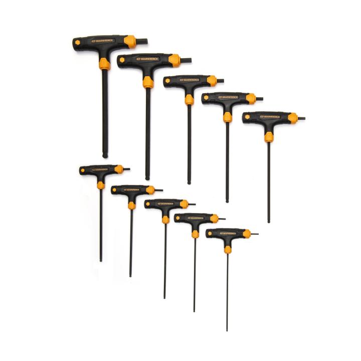 Gearwrench 83523 - 10 Piece SAE Ball End T-Handle Hex Key Set