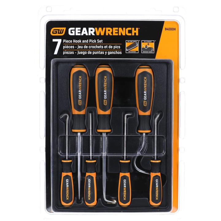 Gearwrench 84000H - 7 Piece Hook & Pick Set
