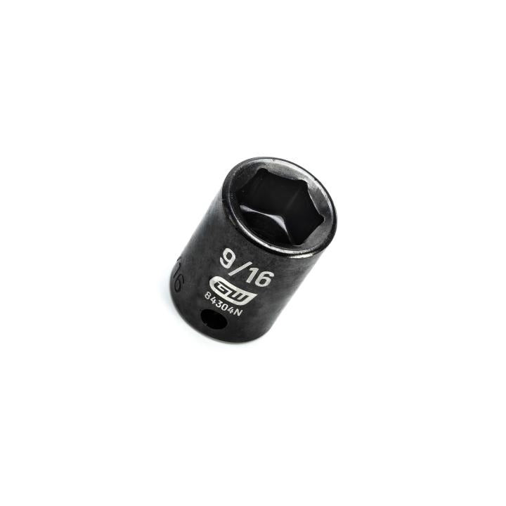 Gearwrench 84304N - 3/8" Drive 6 Point Standard Impact SAE Socket 9/16"