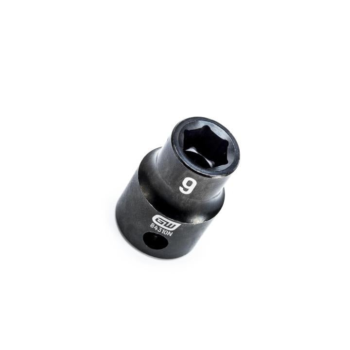 Gearwrench 84310N - 3/8" Drive 6 Point Standard Impact Metric Socket 9mm