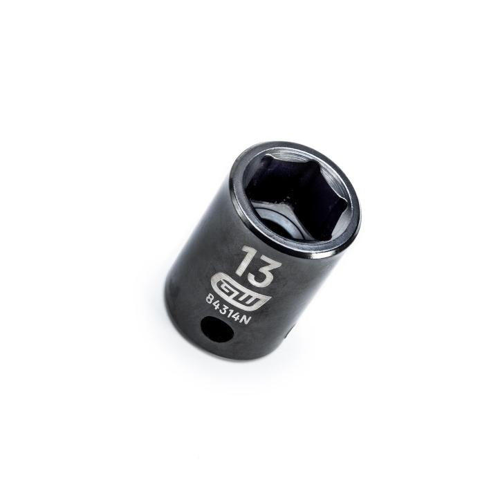 Gearwrench 84314N - 3/8" Drive 6 Point Standard Impact Metric Socket 13mm