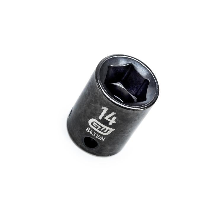 Gearwrench 84315N - 3/8" Drive 6 Point Standard Impact Metric Socket 14mm