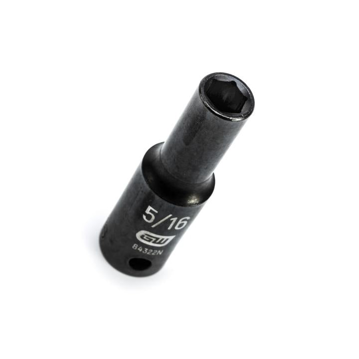 Gearwrench 84322N - 3/8" Drive 6 Point Deep Impact SAE Socket 5/16"