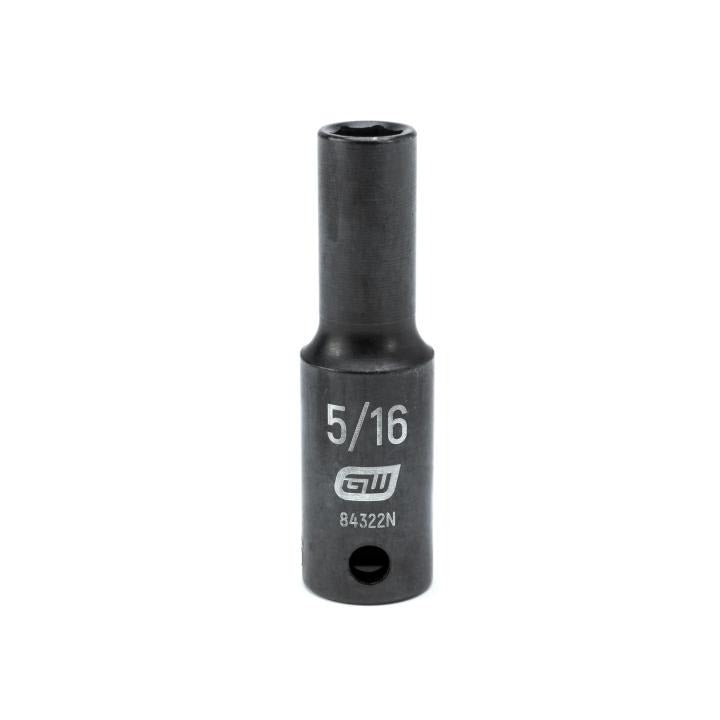 Gearwrench 84322N - 3/8" Drive 6 Point Deep Impact SAE Socket 5/16"