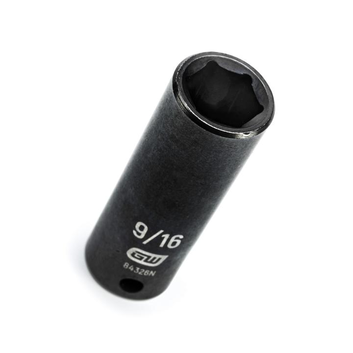 Gearwrench 84326N - 3/8" Drive 6 Point Deep Impact SAE Socket 9/16"