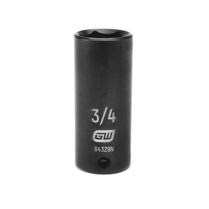 Gearwrench 84329N - 3/8" Drive 6 Point Deep Impact SAE Socket 3/4"