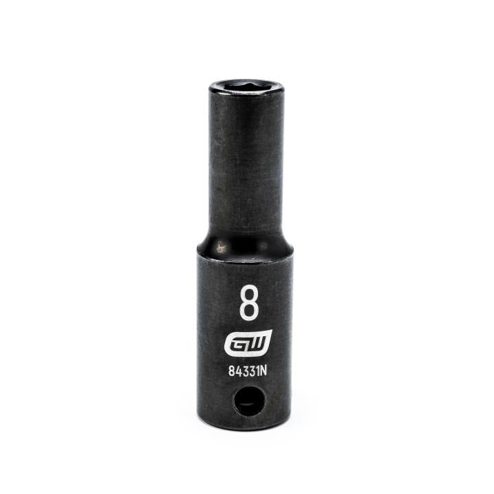 Gearwrench 84331N - 3/8" Drive 6 Point Deep Impact Metric Socket 8mm