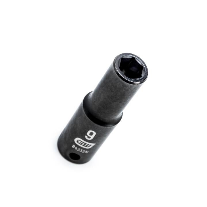 Gearwrench 84332N - 3/8" Drive 6 Point Deep Impact Metric Socket 9mm