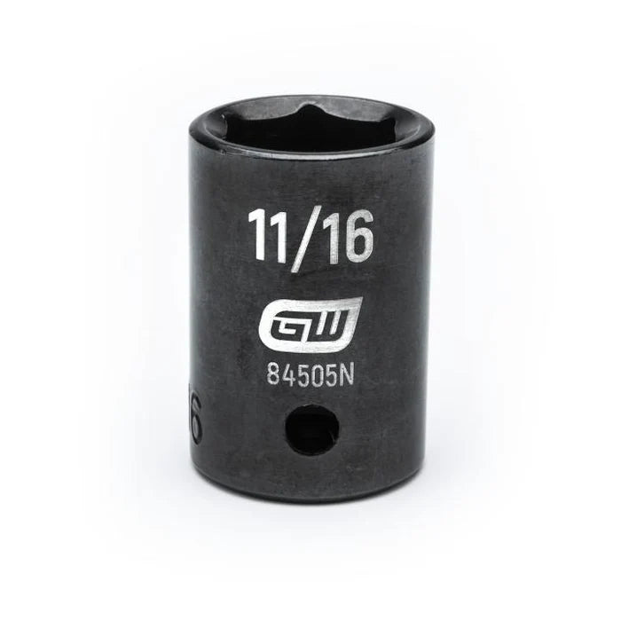 Gearwrench 84505N - 1/2" Drive 11/16" 6 Point Standard Depth Impact Socket