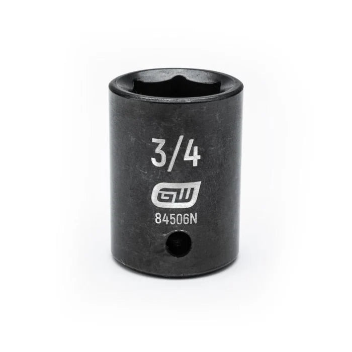 Gearwrench 84506N - 1/2" Drive 3/4" 6 Point Standard Depth Impact Socket
