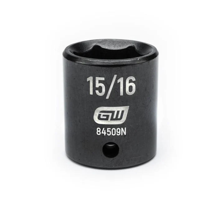 Gearwrench 84509N - 1/2" Drive 15/16" 6 Point Standard Depth Impact Socket