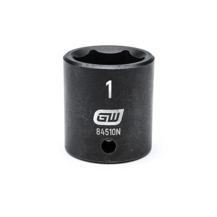 Gearwrench 84510N - 1/2" Drive 1" 6 Point Standard Depth Impact Socket