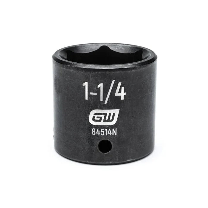 Gearwrench 84514N - 1/2" Drive 1-1/4" 6 Point Standard Depth Impact Socket
