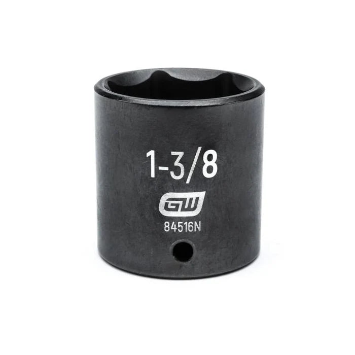 Gearwrench 84516N - 1/2" Drive 1-3/8" 6 Point Standard Depth Impact Socket