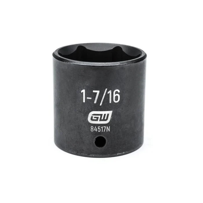 Gearwrench 84517N - 1/2" Drive 1-7/16" 6 Point Standard Depth Impact Socket