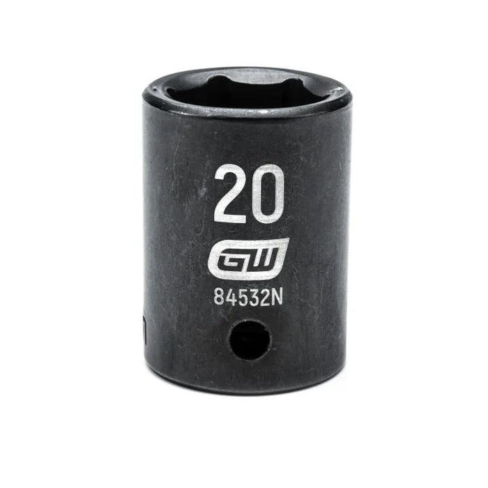 Gearwrench 84532N - 1/2" Drive 20MM 6 Point Standard Depth Impact Socket
