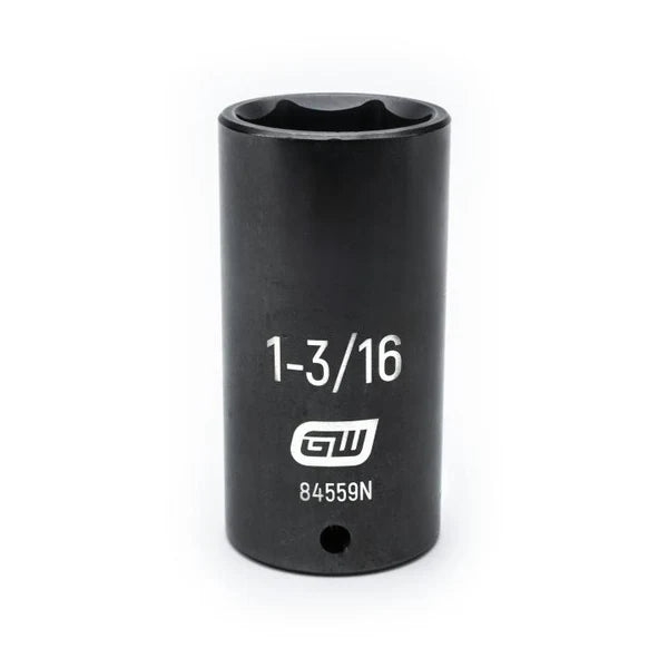 Gearwrench 84559N - 1/2" Drive 1-3/16" 6 Point Deep Well Impact Socket