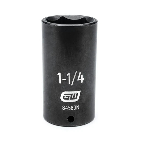 Gearwrench 84560N - 1/2" Drive 1-1/4" 6 Point Deep Well Impact Socket