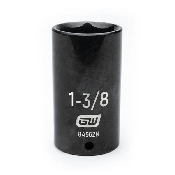 Gearwrench 84562N - 1/2" Drive 1-3/8" 6 Point Deep Well Impact Socket