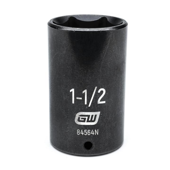 Gearwrench 1/2" Drive 6 Point Deep Well Impact Sockets, Metric/SAE