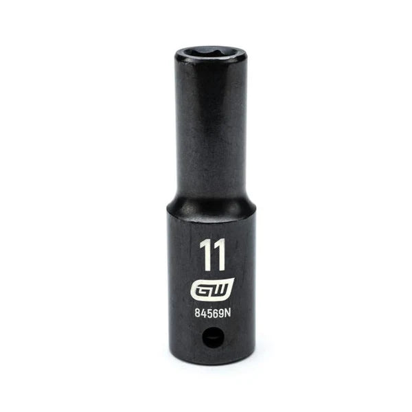 Gearwrench 84569N - 1/2" Drive 11MM 6 Point Deep Well Impact Socket