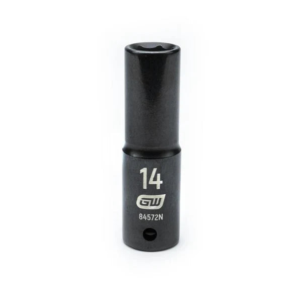 Gearwrench 84572N - 1/2" Drive 14MM 6 Point Deep Well Impact Socket