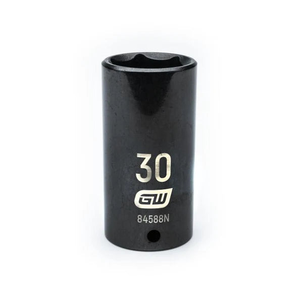 Gearwrench 84588N - 1/2" Drive 30MM 6 Point Deep Well Impact Socket