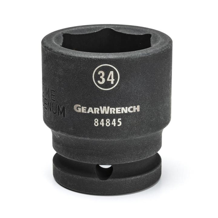 Gearwrench 84848 - 3/4" Drive 6 Point Standard Impact Metric Socket 37mm
