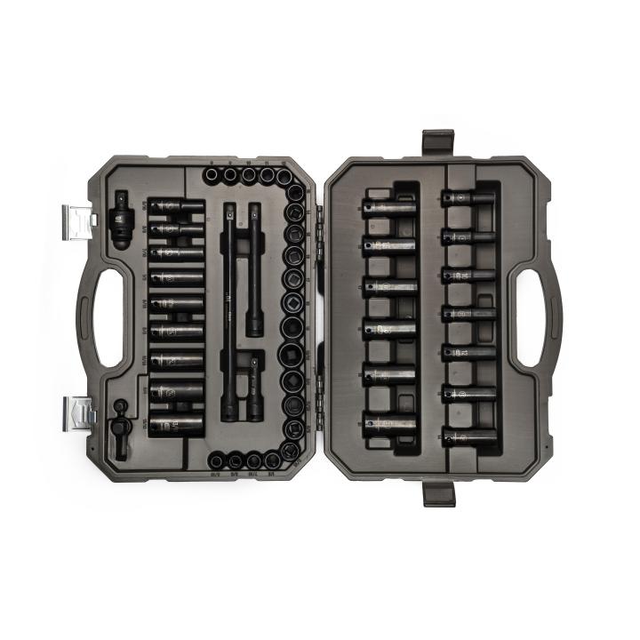 Gearwrench 86533 - 49 Piece 3/8" Drive 6 Point Standard and Deep Impact SAE/Metric Socket Set