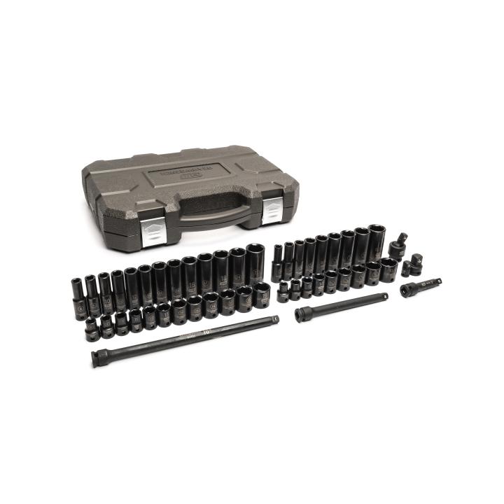 Gearwrench 86533 - 49 Piece 3/8" Drive 6 Point Standard and Deep Impact SAE/Metric Socket Set