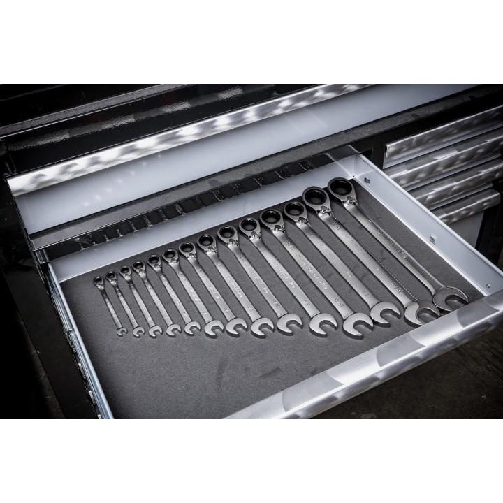 Gearwrench 86660 - 14 Piece 90-Tooth 12 Point SAE Reversible Ratcheting Wrench Set