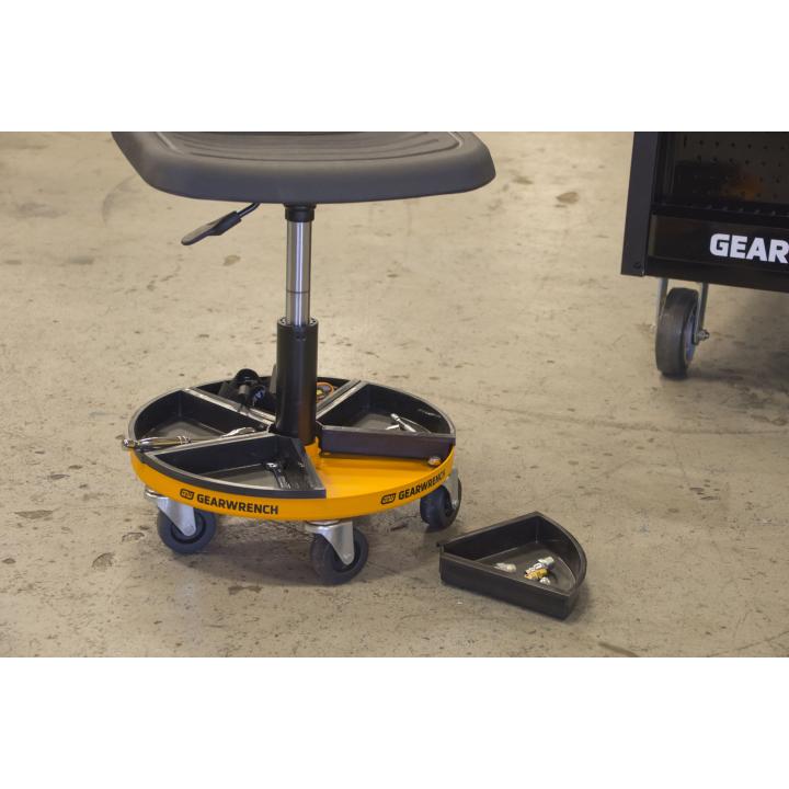 Gearwrench 86994 - Adjustable Height Swivel Mechanics Seat 18" to 22"