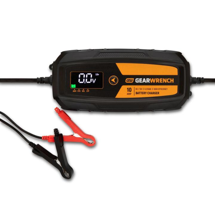 Gearwrench GWBC100 - 10A 6V/12V Battery Charger and Maintainer