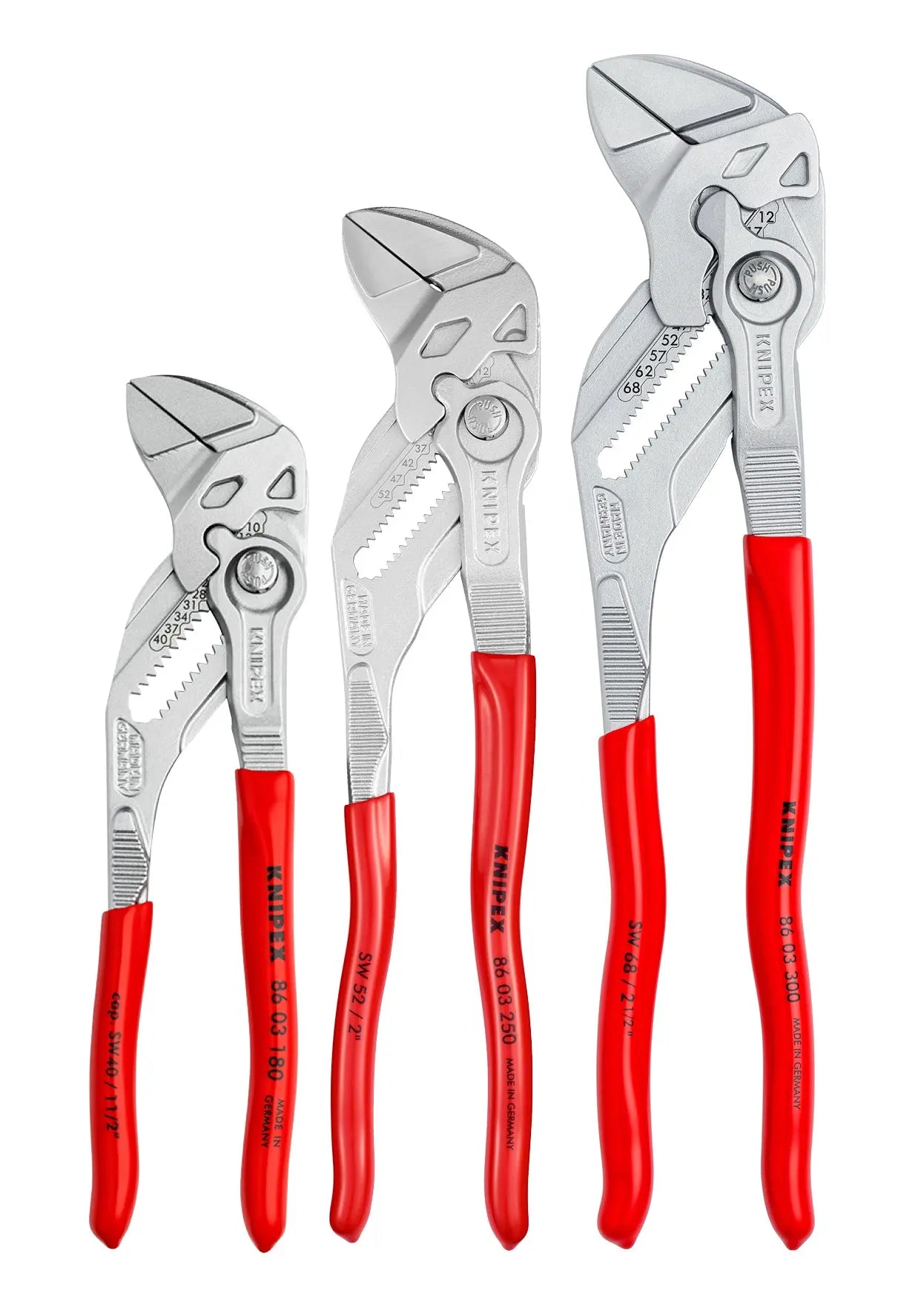 Knipex 002006US2 - 3 Pc Pliers Wrench Set - Wise Line Tools