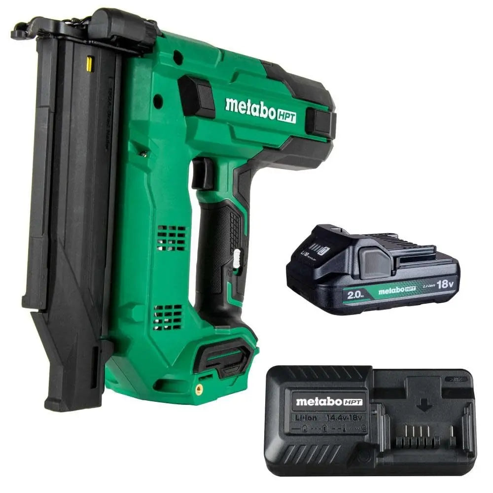 Metabo HPT Cordless Mechanical 18G 2" Brad Nailer Kit - NT1850DGM - Wise Line Tools