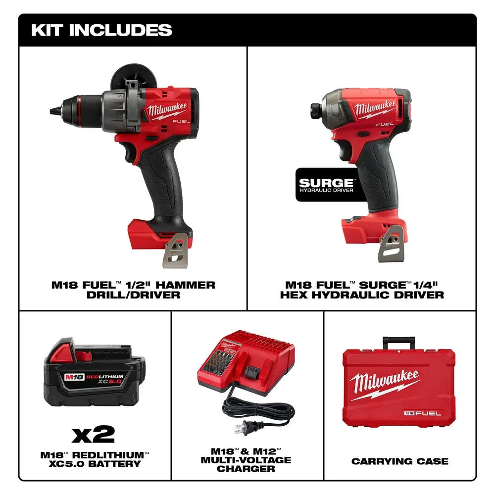 Milwaukee 3699-22 - M18 FUEL™ 2-Tool Combo Kit - Wise Line Tools