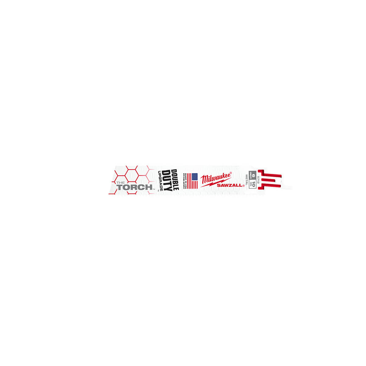 Milwaukee 48-00-5712 - 6" 10 TPI The Torch™ SAWZALL® Blades (5 Pk) - Wise Line Tools